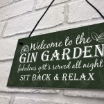 Gin Signs Garden Shed Bar Pub Plaque Gin & Tonic Alcohol Sign