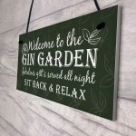 Gin Signs Garden Shed Bar Pub Plaque Gin & Tonic Alcohol Sign