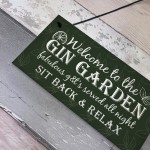 Gin Signs Garden Shed Bar Pub Plaque Gin & Tonic Alcohol Sign