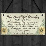 Beautiful Garden Plaque SummerHouse Sign Garden Shed Mum Gift