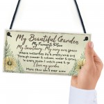 Beautiful Garden Plaque SummerHouse Sign Garden Shed Mum Gift