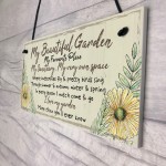 Beautiful Garden Plaque SummerHouse Sign Garden Shed Mum Gift