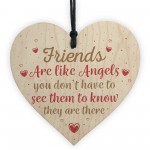 Friends Are Like Angels Friendship Thank You Gift Wooden Sign