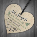 Angel Baby Memorial Gifts Wooden Heart Plaque Bereavement Sign