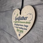 Godmother Godfather Gift Thank You Sign Heart Christening Gifts