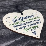 Godmother Godfather Gift Thank You Sign Heart Christening Gifts