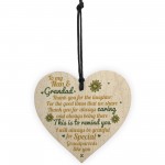 Grandparents Gifts Grandad Grandpa Grandma Nan Wooden Heart