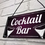 Cocktail Bar Decorations Home Bar Club Man Cave Garden Sign Gift