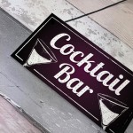 Cocktail Bar Decorations Home Bar Club Man Cave Garden Sign Gift