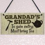 Grandad's Shed Plaque Garden Shed Summer House Sign Dad Gifts