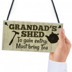 Grandad's Shed Plaque Garden Shed Summer House Sign Dad Gifts