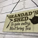 Grandad's Shed Plaque Garden Shed Summer House Sign Dad Gifts