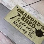 Grandad's Shed Plaque Garden Shed Summer House Sign Dad Gifts