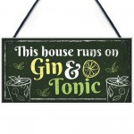 Gin Signs For Garden Shed SummerHouse Sign Funny Alcohol Gift