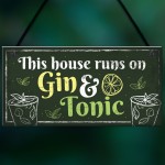 Gin Signs For Garden Shed SummerHouse Sign Funny Alcohol Gift