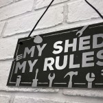 My Shed Sign Garden Shed Man Cave Garage Shop Plaque Dad Gift