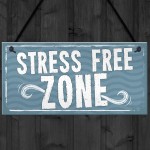 Stress Free Zone Man Cave Shed SummerHouse Sign Hot Tub Gift