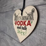 Vodka Novelty Funny Wood Sign Alcohol Bar Friendship Gift Plaque