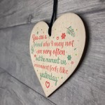 Friendship Best Friend Gift Wood Heart Plaque Birthday Thank You