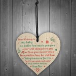 Handmade Wooden Heart Birthday Gift For Daughter Son From Mother