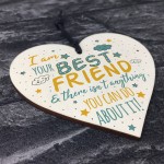 Best FRIEND Christmas Gift For Girls Heart Funny Friendship Gift
