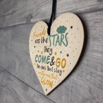 Friendship Gifts Friends Are Like Stars Wood Heart Sign Keepsake
