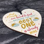 Best FRIEND Christmas Gifts Friendship Gift Wood Heart Thank You