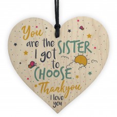 Best FRIEND Sister Gifts Wooden Heart Christmas Friendship Gift