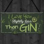 Novelty GIN Friendship Plaque Alcohol Birthday Sign Home Bar