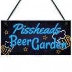 Beer Garden BAR Sign Funny Garden Shed Plaque Pub Man Cave Sign