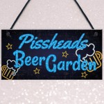 Beer Garden BAR Sign Funny Garden Shed Plaque Pub Man Cave Sign