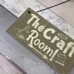Handmade The Craft Room Home Decor Shabby Chic Hanging Plaque