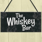 The Whiskey Bar Sign Home Bar Plaque Garden Shed Pub Gift