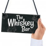 The Whiskey Bar Sign Home Bar Plaque Garden Shed Pub Gift