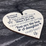 Gifts For Dad Wooden Heart FATHERS DAY Birthday Gift For Him 