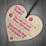 Mum Gifts Christmas Wooden Heart Mum Mummy Thank You GIFT