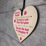 Mum Gifts Christmas Wooden Heart Mum Mummy Thank You GIFT