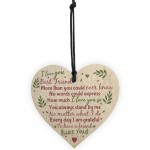 Friends Like You Friendship Sign Wood Heart Plaque Thank You