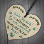 Cousin Birthday Gift Wooden Heart Plaque Keepsake Family Friend