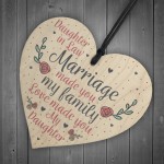 Wood Plaque Mother Daughter In Law Gift Wedding Birthday Gift