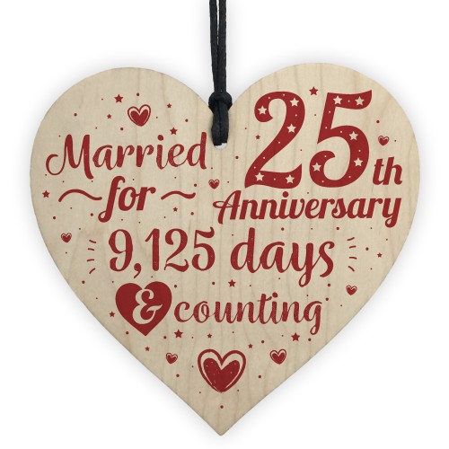 25th Wedding Anniversary Gifts Silver Twenty Five Years Gift 