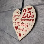 25th Wedding Anniversary Gifts Silver Twenty Five Years Gift 