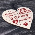 25th Wedding Anniversary Gifts Silver Twenty Five Years Gift 