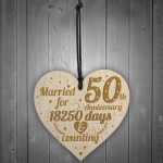 50th Wedding Anniversary Gift Gold Fifty Years Gift For Husband 