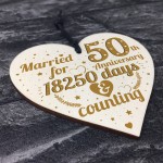 50th Wedding Anniversary Gift Gold Fifty Years Gift For Husband 