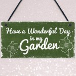 Wall Door Gate Garden Sign Hanging Garden Shed SummerHouse GIFT