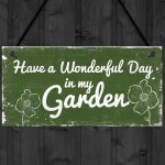 Wall Door Gate Garden Sign Hanging Garden Shed SummerHouse GIFT