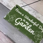 Wall Door Gate Garden Sign Hanging Garden Shed SummerHouse GIFT