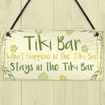 Tiki Bar Accessories Home Garden Bar Plaque Pub Bar Kitchen Sign