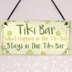Tiki Bar Accessories Home Garden Bar Plaque Pub Bar Kitchen Sign